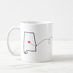 Caneca De Café Alabama - Heart2Heart Coffee Mug