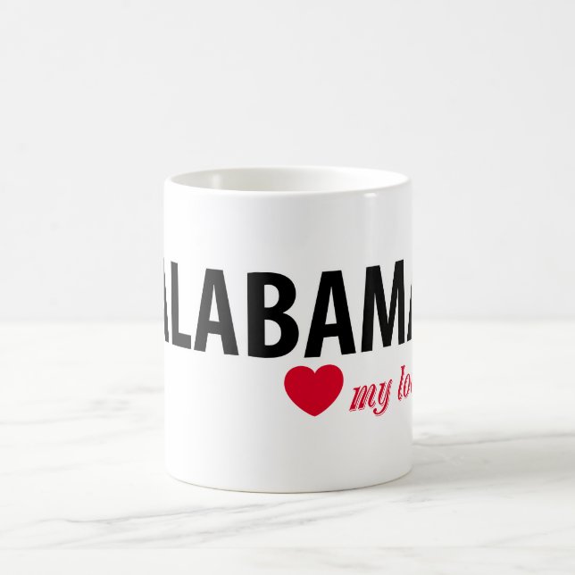 Caneca De Café Alabama, meu amor (Centro)