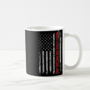 Caneca De Café Alabama - Vintage Patriotic Usa Flag Futebol Seas