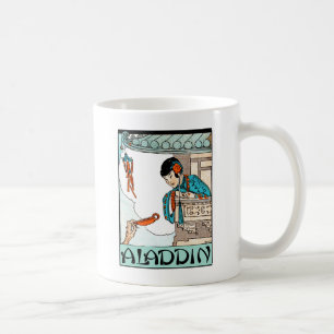 Caneca De Café Aladdin Lanterna Mágica Chinesa Vintage 