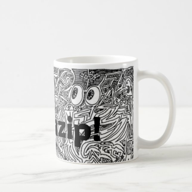 Caneca De Café Alakazip! (Direita)