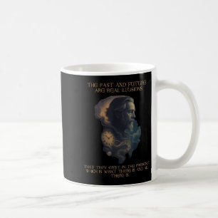 Caneca De Café Alan Watts cita a mente cósmica do relógio da ilus