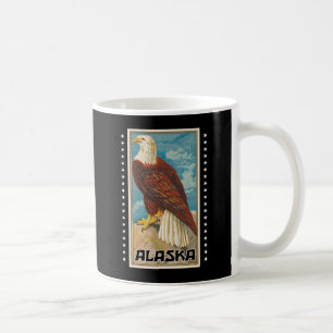 Caneca De Café Alasca - Águia Vintage Bald