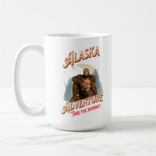 Caneca De Café Alaska Adventure. Leve o Caminho Grande