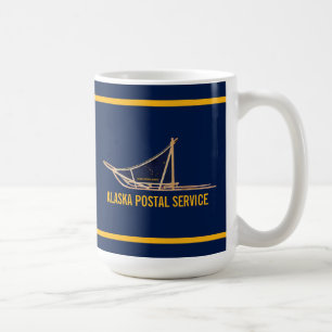 Caneca De Café Alaska Dog Sled Postal Carrier