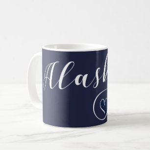 Caneca De Café Alaska Heart Mug, Alaskan Flag