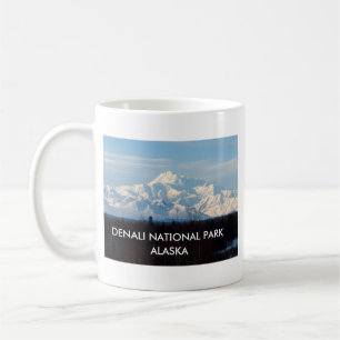 Caneca De Café Alaska, Mt Mckinley, Denali, Talkeetna,