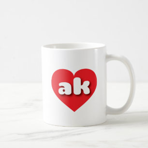 Caneca De Café Alaska Red Heart - Mini amor Coffee Mug