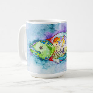 Caneca De Café Alaskan Salmon Coffee Mug