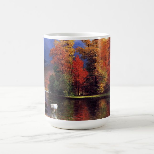 Caneca De Café Albert Bierstadt - On the Saco (Centro)