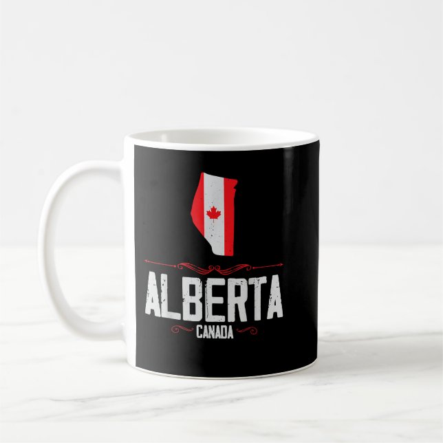 Caneca De Café Alberta Canada Alberta Souvenir Canadian (Esquerda)