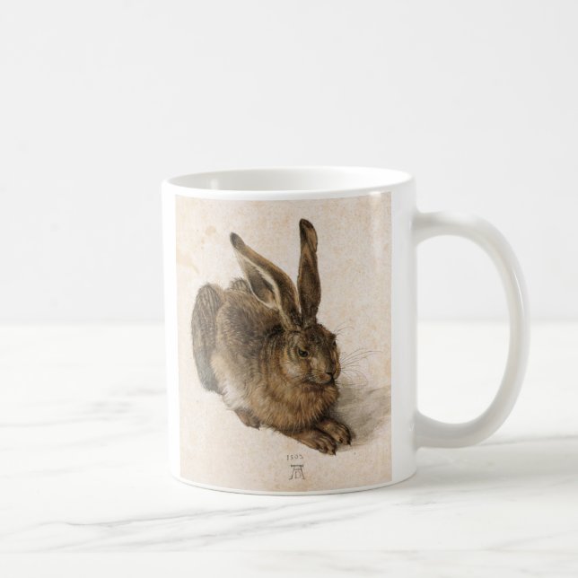 Caneca De Café Albrecht Dürer - Junger Hase (lebre nova), 1502 (Direita)