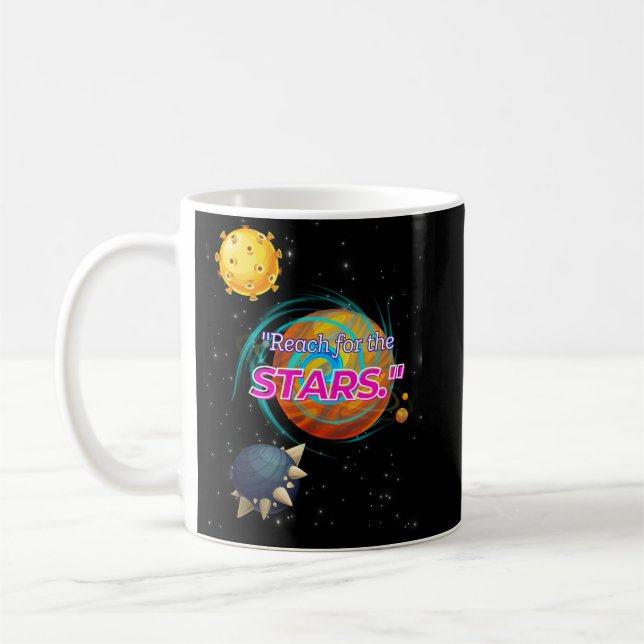 CANECA DE CAFÉ ALCANCE AS ESTRELAS (Esquerda)