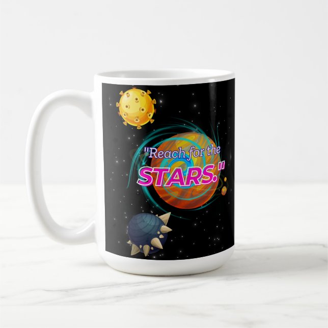 CANECA DE CAFÉ ALCANCE AS ESTRELAS (Esquerda)