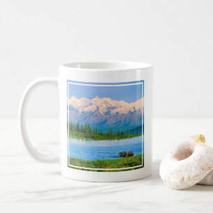 Caneca De Café Alce macho no Wonder Lake