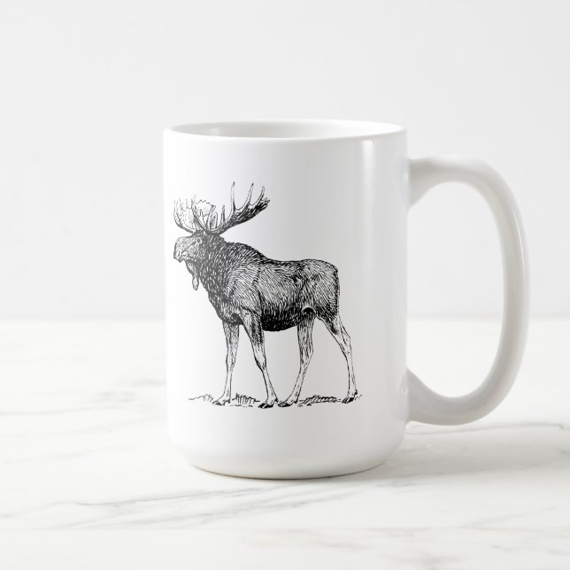 Caneca De Café Alces (Direita)
