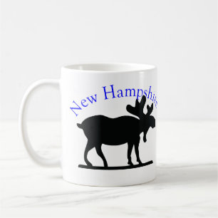Caneca De Café Alces de New Hampshire