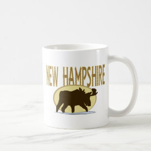 Caneca De Café Alces de New Hampshire