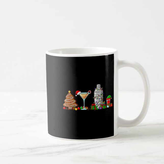 Caneca De Café Alcohol &amp; Tails Christmas &amp; Shaker Holiday (Direita)