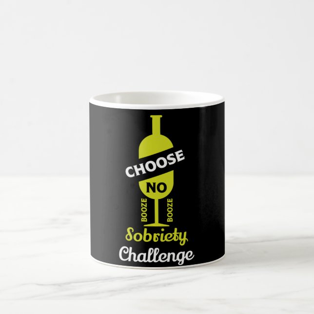 Caneca De Café Álcool Sobriedade Álcool Suporte Teetotal Sem Álco (Centro)