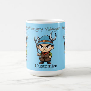 Caneca De Café Aldeão Irritado Forcado Thunder_Cove