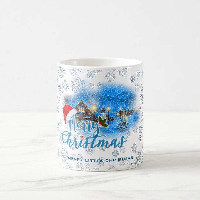 Caneca De Café Aldeia de Natal Mágica (Centro)