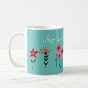 Caneca De Café Alegra-te sempre com o Senhor, Escritura