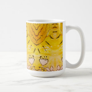 Caneca De Café Alegre-Ensolarado-Floral