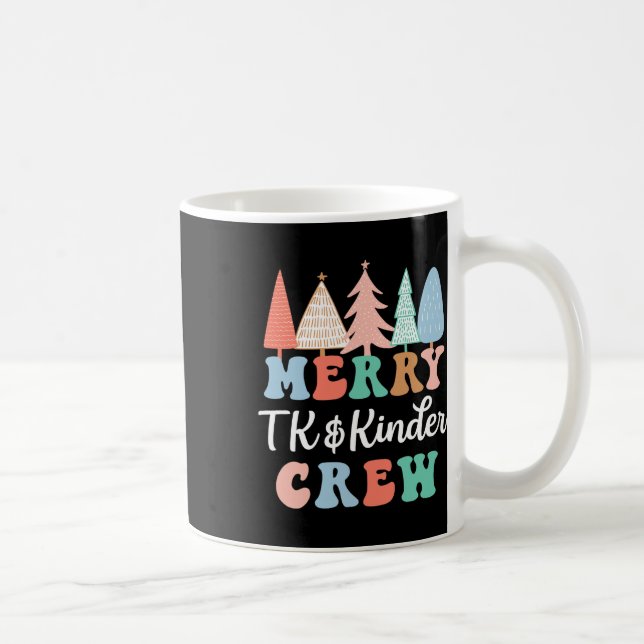Caneca De Café Alegre Equipe de Jardim de Infância e TK Professor (Direita)
