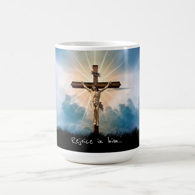Caneca De Café Alegrem-se nele (Centro)