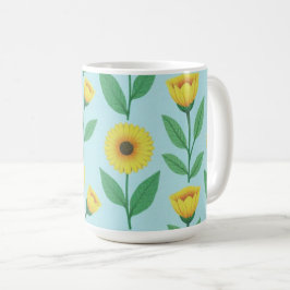 Caneca De Café Alegria Caprichosa em Flor