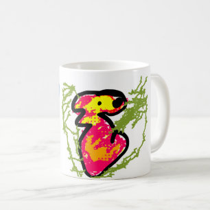 Caneca De Café Alegria da arte do cavalo-marinho