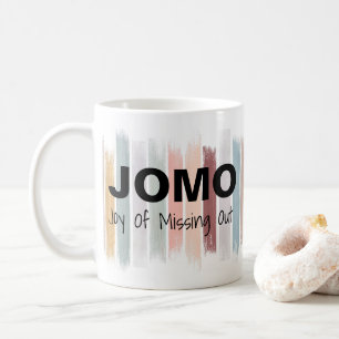 Caneca De Café Alegria de JOMO de faltar para fora cursos da