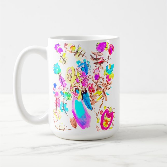 Caneca De Café Alegria de Pavão Gentil (Esquerda)