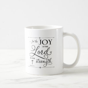 Caneca De Café Alegria do Senhor - Neemias 8:10