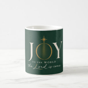 Caneca De Café ALEGRIA PARA O MUNDO Natal Cristão