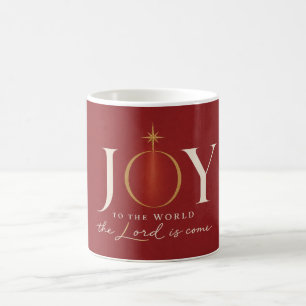 Caneca De Café ALEGRIA PARA O MUNDO Natal Cristão