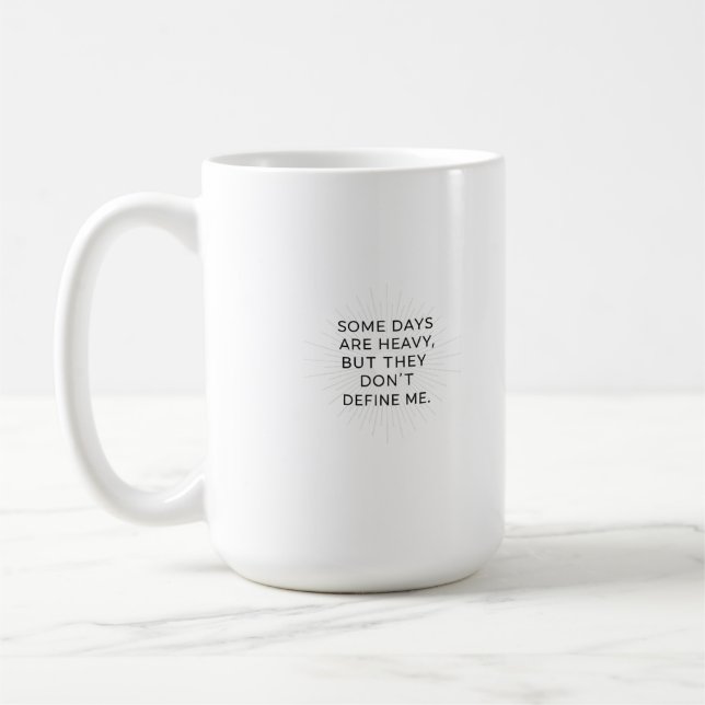 Caneca De Café Além dos dias pesados (Esquerda)
