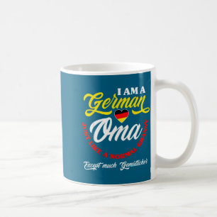 Caneca De Café Alemã engraçada Oma alemã Alemanha Avó alemã Deuts