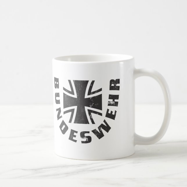 Caneca De Café Alemanha de Bundeswehr, Luftwaffe, força aérea (Direita)