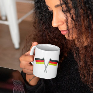 Caneca De Café Alemanha Flags Café Mug