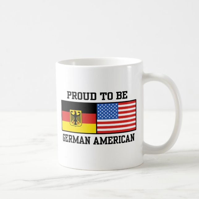 Caneca De Café Alemão americano (Direita)