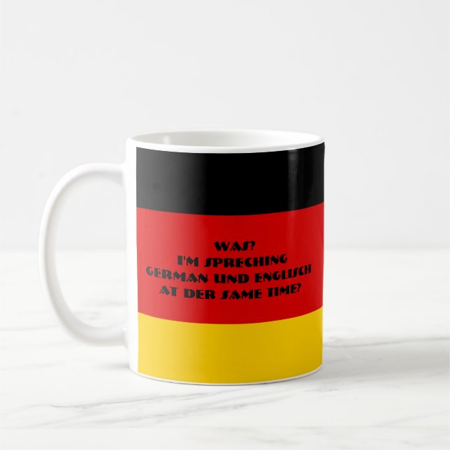 Caneca De Café Alemão e inglês (Esquerda)