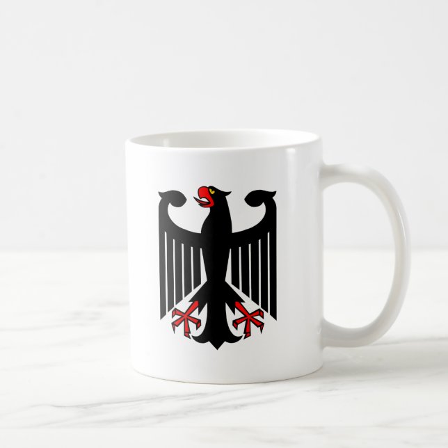 Caneca De Café Alemão Eagle (Direita)