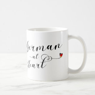 Caneca De Café Alemão No Heart Mug, Alemanha