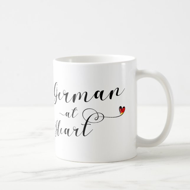 Caneca De Café Alemão No Heart Mug, Alemanha (Direita)
