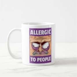 Caneca De Café Alergia às Pessoas