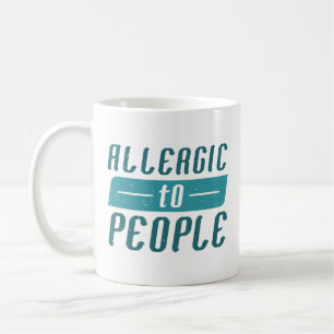Caneca De Café Alergia às Pessoas