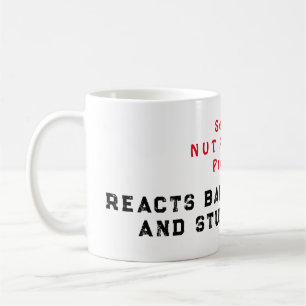 Caneca De Café Alergia Grave Presente - Reage Mal
