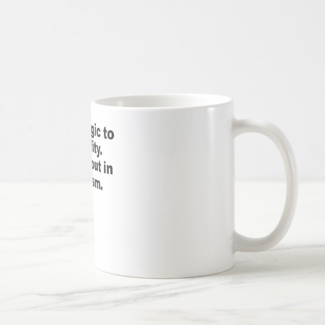 Caneca De Café Alérgico à estupidez (Direita)
